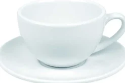 Shop Cappuccino Cup Cb Neutral With Back Stamp Coffee Bar
