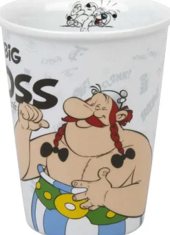 Hot Coffee To Go Mug Asterix-Characters Big Boss Asterix