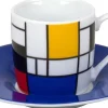 Best Sale Espressoset Hommage To Mondrian - Small Fragments Bauhaus