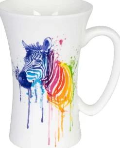 Discount Mega Mug Watercoloured Animals - Zebra Watercoloured Animals