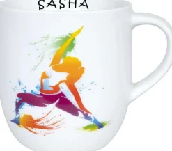 Hot Mug Active - Yoga Personalized Mugs With Names