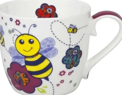 Best Mug Bee - White Colourful Animals