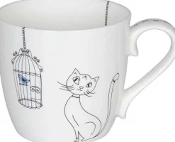 New Mug Cats And Birds Animals