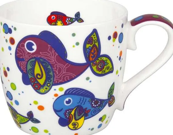 Hot Mug Colourful Animals - Fish Colourful Animals