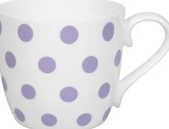 Clearance Mug Dots - Purple Colours