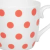 Clearance Mug Dots Red Colours