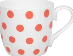 Clearance Mug Dots Red Colours