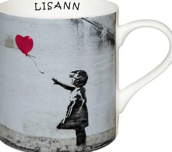 Cheap Mug Girl With Balloon By Banksy Mugs With Names