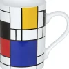Clearance Mug Hommage To Mondrian - Small Fragments Bauhaus