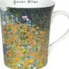 Best Mug Les Fleurs -Gustav Klimt Art