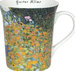 Best Mug Les Fleurs -Gustav Klimt Art