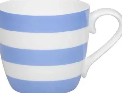 New Mug Lines Creamblue Colours