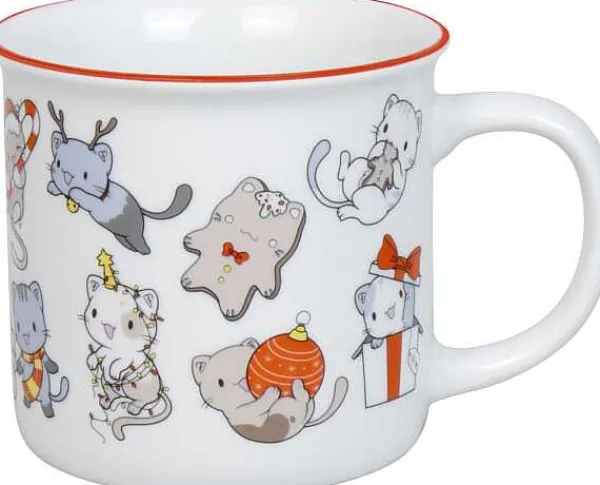 Outlet Mug Lovely Cats Christmas Christmas