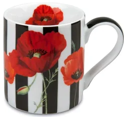 Online Mug Madame Petite - Stripes Flowers