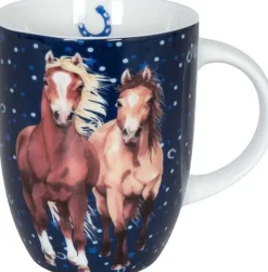 Cheap Mug Pferdefreunde - Horses - Darkblue Animals