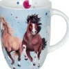 New Mug Pferdefreunde - Horses - Lightblue Animals