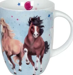 New Mug Pferdefreunde - Horses - Lightblue Animals