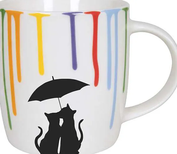 Hot Mug Rainbowdrops-Cats Animals