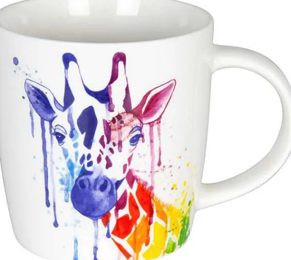 Cheap Mug Watercoloured Animals - Giraffe Watercoloured Animals