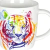 Hot Mug Watercoloured Animals - Tiger Watercoloured Animals