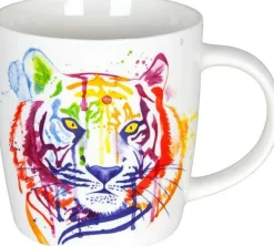 Hot Mug Watercoloured Animals - Tiger Watercoloured Animals