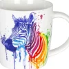 Sale Mug Watercoloured Animals - Zebra Watercoloured Animals