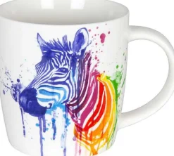 Sale Mug Watercoloured Animals - Zebra Watercoloured Animals