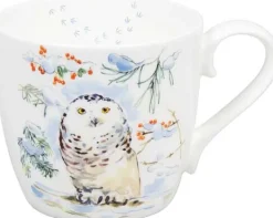Hot Mug Winter Owl Winter