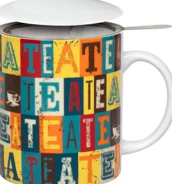 Flash Sale Mug With Lid+Sieve Tea Squares Tea