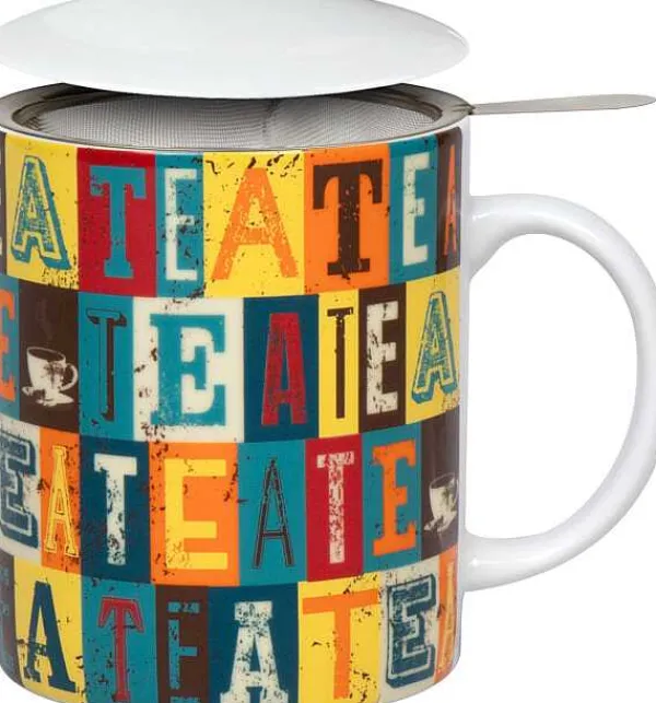 Flash Sale Mug With Lid+Sieve Tea Squares Tea