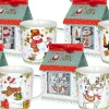 Outlet 4Pc Set Mugs Incl. Gift Box - Christmas Mugs Christmas