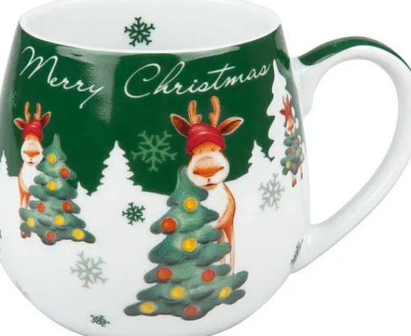 Clearance Snuggle Mug Merry Christmas - Christmas Elk Christmas