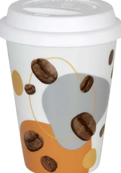 Store Togo Mug Tpe-Lid With Close Coffee Flow Coffee